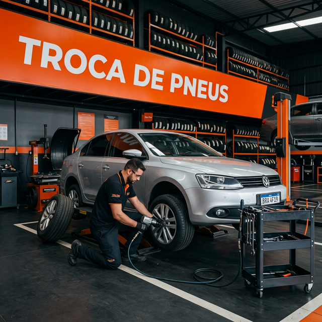 Troca de Pneus